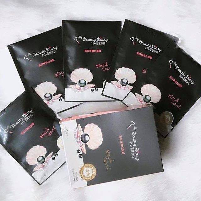 Mặt Nạ Ngọc Trai Đen My Beauty Diary Black Pearl Brightening Mask | Shopee Việt Nam