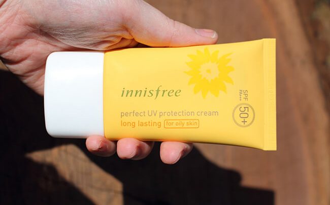 Thành phần kem chống nắng Innisfree Perfect UV Protection Cream Long Lasting for Oily Skin SPF 50 PA+++