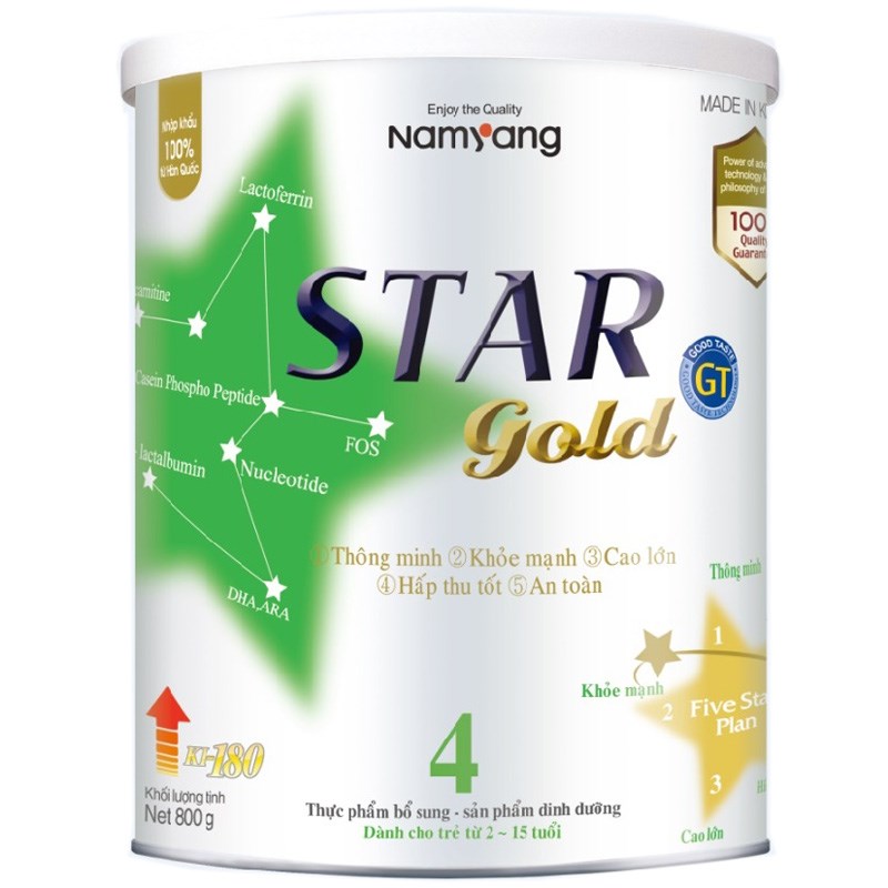 Sữa Star Gold số 4 cho bé từ 2- 15 tuổi
